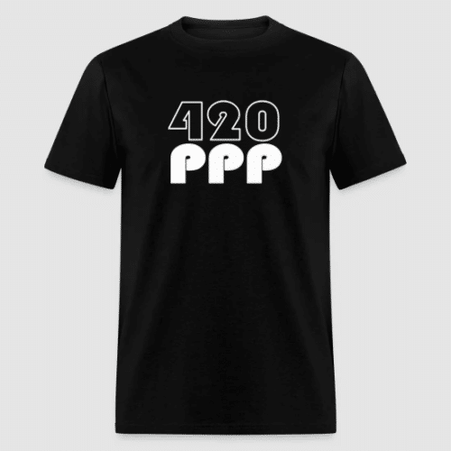 420 PPP BLACK T SHIRT 1